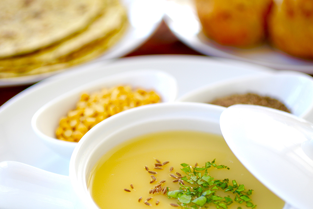 スプリットピー塩麹風スープ