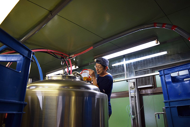 地ビールづくりの様子