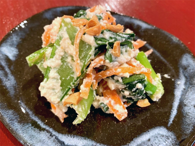 小松菜の白和え