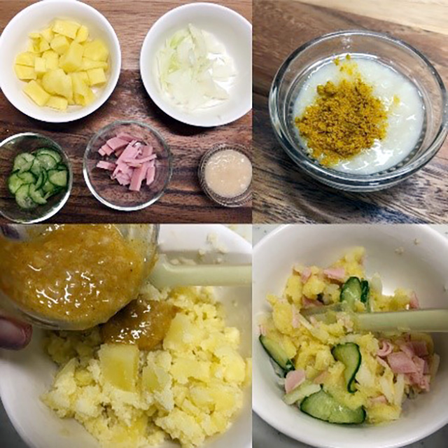 酢麹アレンジレシピ①：「マヨネーズを使わない酢麹ポテトサラダ」