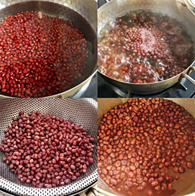小豆のあく抜き