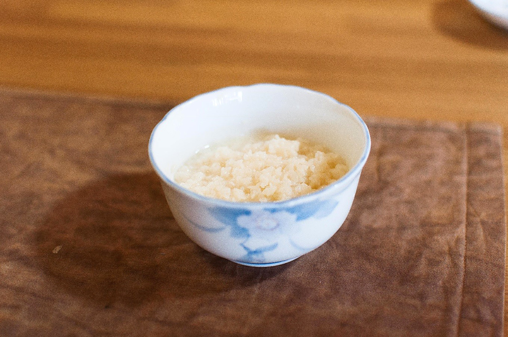 角谷文治郎商店さんでしか頂くことができない、貴重なもろみ