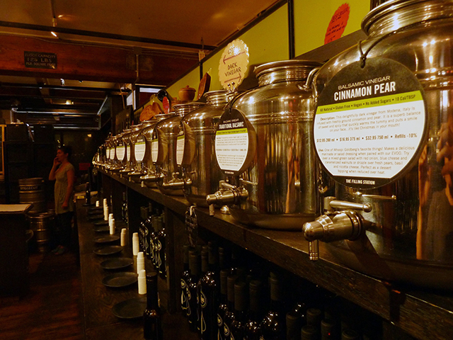 チェルシーマーケットのビネガー専門店「The Filling station」