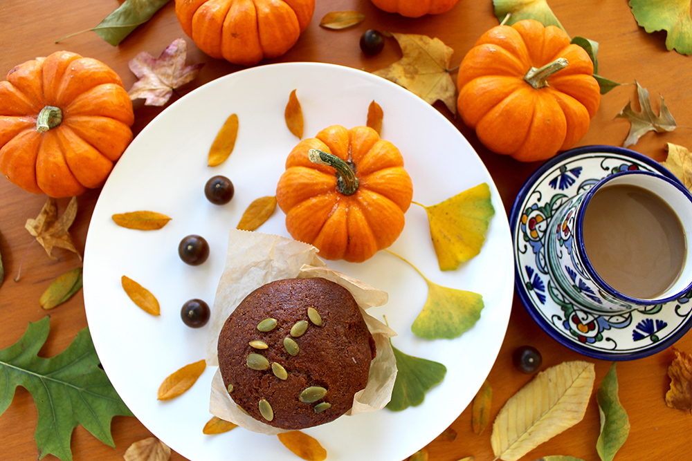 味噌かぼちゃのハロウィンマフィン