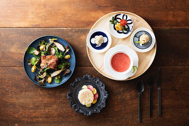 自家製の発酵調味料を使ったランチ