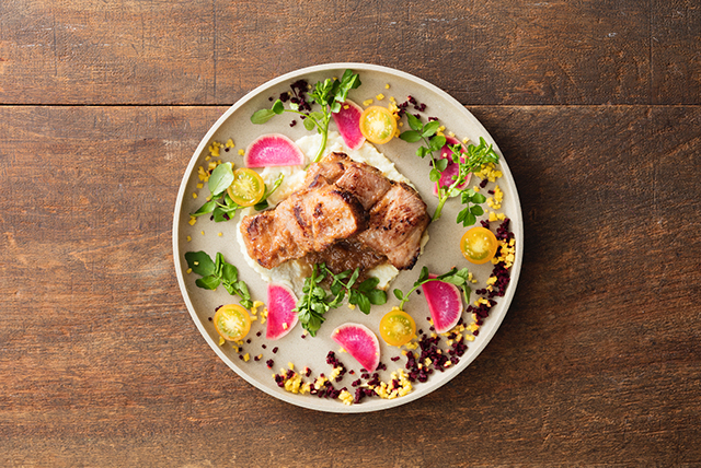 恋する豚肩ロース 塩麹漬け厚切りポークジンジャー