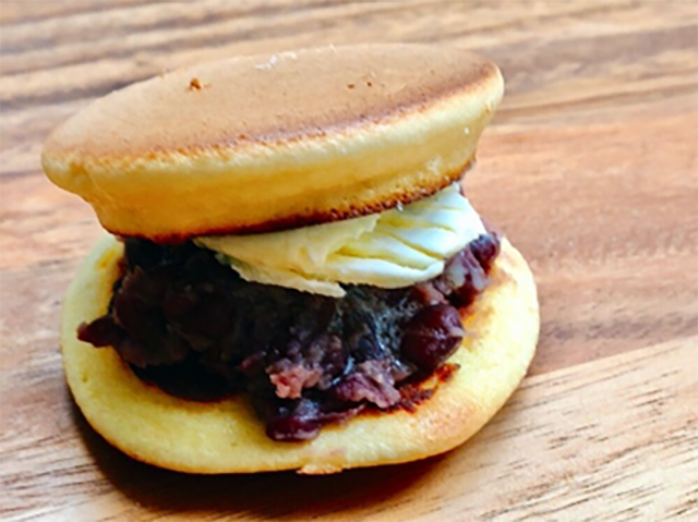 あんバターのどら焼き