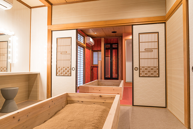 2名で利用できるコネクトルームは、カップルや友人同士の入浴におすすめ