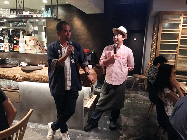 「寺田本家」24代目当主・寺田優氏と、「発酵居酒屋5」料理長・鈴木大地氏の発酵トーク