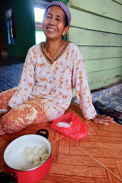 タペクタン作りを教えてくれたイブ