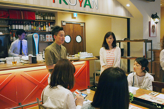 Hacco's Tableについて紹介する石島 誉士（いしじま たかし）さん