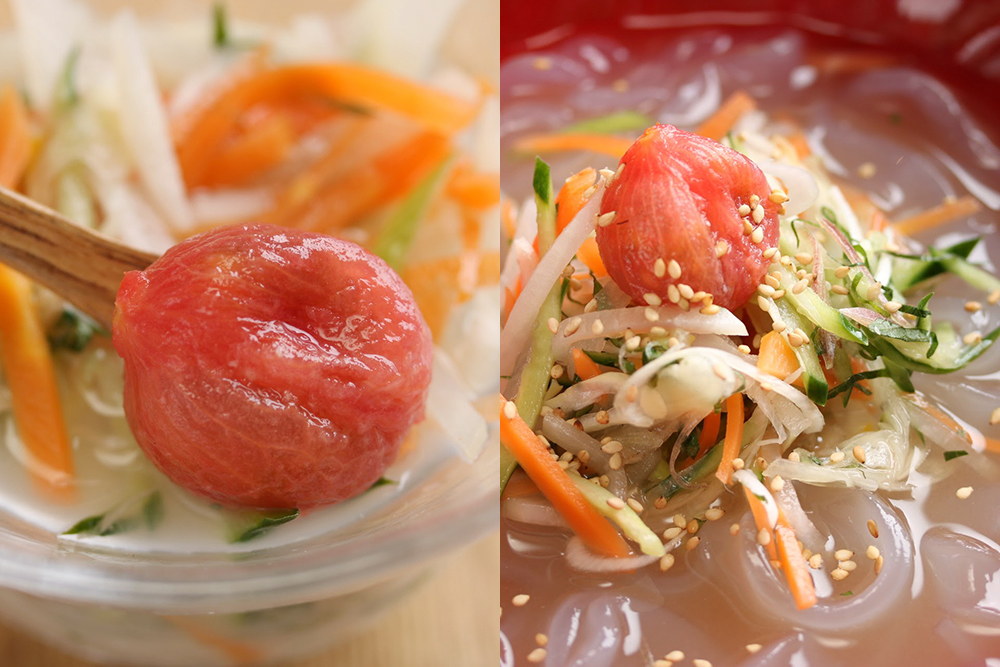 【小暑】に食べたい発酵レシピ『香味野菜とトマトの乳酸水キムチ』