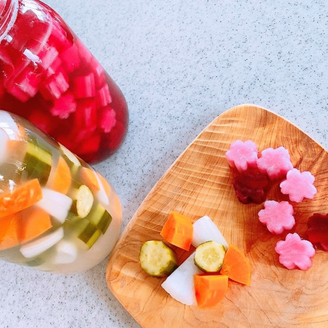 春爛漫♡塩のみでつくる「乳酸発酵ピクルス」の作り方│春分（しゅんぶん）の二十四節気発酵レシピ