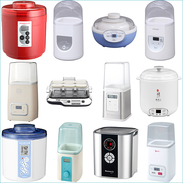 ヨーグルト＆甘酒メーカー9社13製品特徴まとめ│家電でおいしく、お家で発酵ライフ！