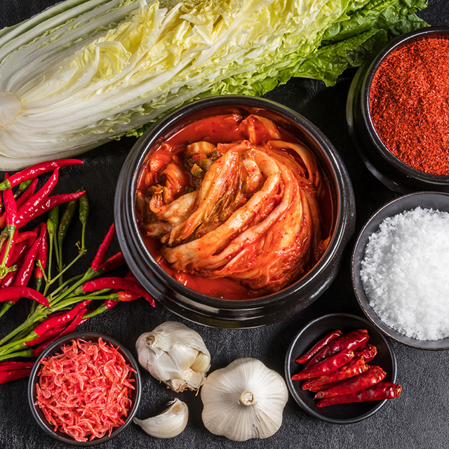 キムチ　The kimchi that a Korean pickle is delicious
