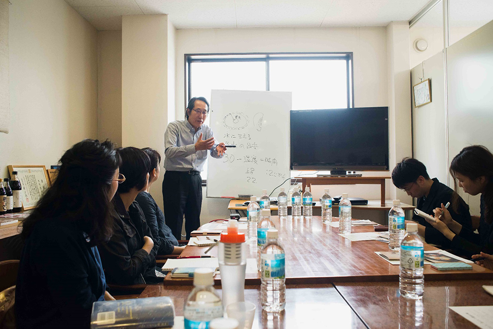 Lecture by Kozo Jokei, the third generation at Daitoku Shoyu