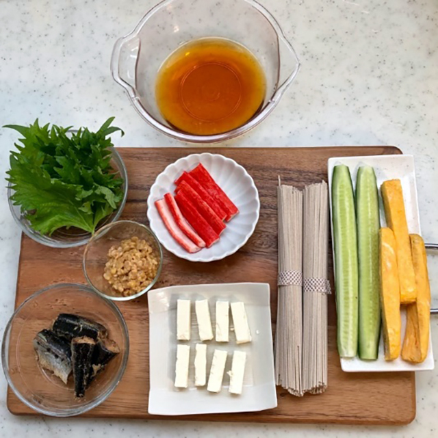 材料(2本分)│節分の開運フード(豆・イワシ・ソバ)が丸ごと入った『発酵恵方巻き』レシピ