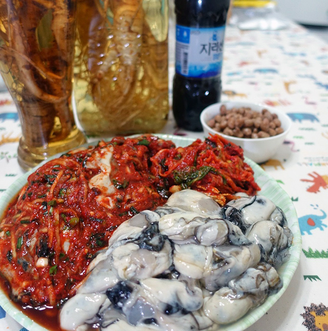 キムジャンの時期が旬の牡蠣