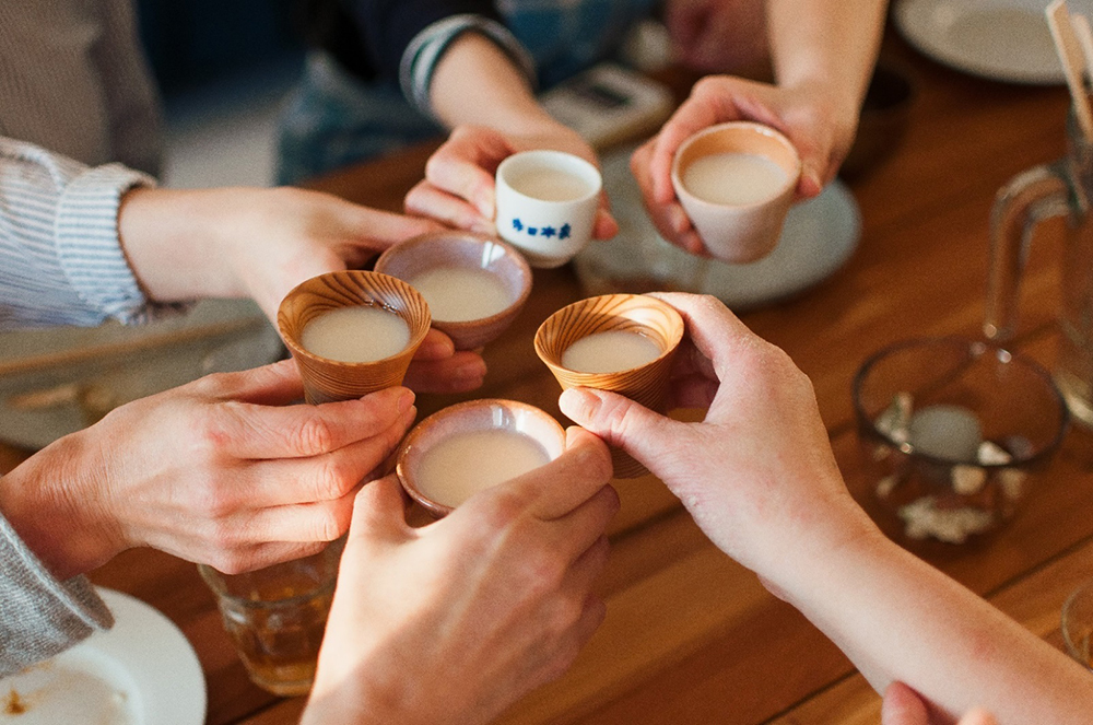 澤田酒造の白老でカンパイ