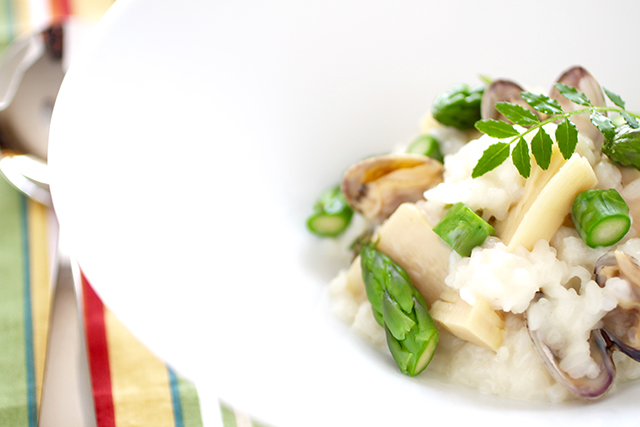 春を味わう『マスカルポーネチーズリゾット風』レシピ