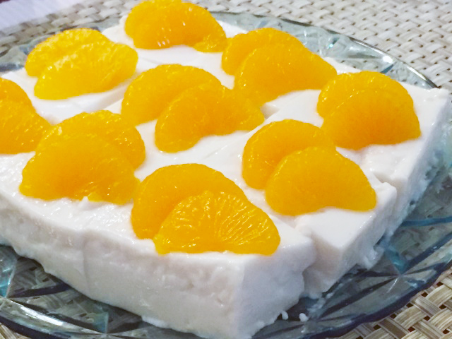 「ココナッツミルクヨーグルトのみかんムース」レシピ