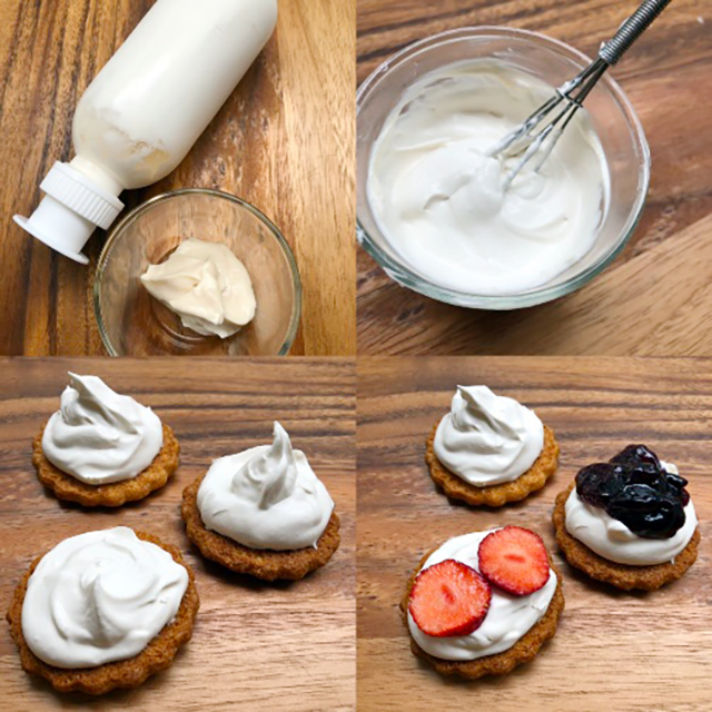 酒粕クリームと酒粕クリームサンドの作り方