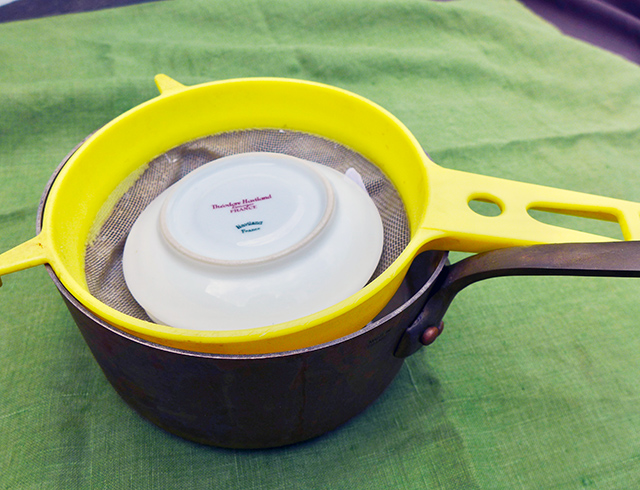 ヨーグルトの水切り